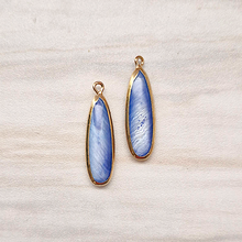 Colored Mother of Pearl Single Drop Earrings