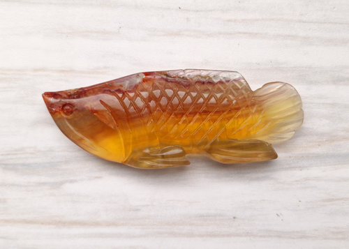 Gemstone Arowana Figurine