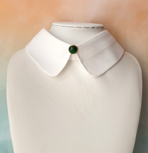 Green Jade Gemstone Pin