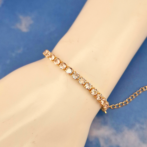 Half Eternity Tennis Bracelet