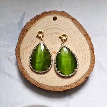 Teardrop Gemstone Detachable Dangles