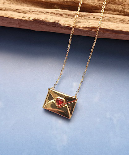 I Love You Letter Pendant Necklace