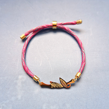 Kelly Bamboo Shoot Metallic Corded Slider Bracelet