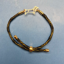 Kelly Dachshund Corded Slider Bracelet