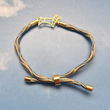 Kelly Dachshund Corded Slider Bracelet