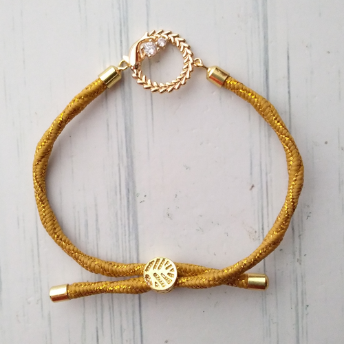 Kelly Dolphin Reserve Metallic Corded Slider Bracelet