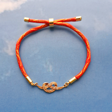 Kelly Love Knot 2 Metallic Corded Slider Bracelet