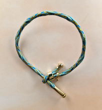 Kelly Metallic Corded Slider Bracelet