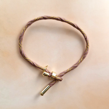 Kelly Metallic Corded Slider Bracelet