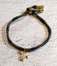 Kelly Jeweled Pawikan Metallic Corded Slider Bracelet