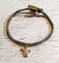 Kelly Jeweled Pawikan Metallic Corded Slider Bracelet