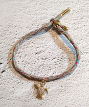 Kelly Jeweled Pawikan Metallic Corded Slider Bracelet