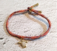 Kelly Jeweled Pawikan Metallic Corded Slider Bracelet