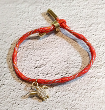 Kelly Jeweled Pawikan Metallic Corded Slider Bracelet