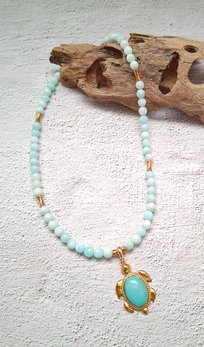 Kitty Necklace with Pawikan Pendant