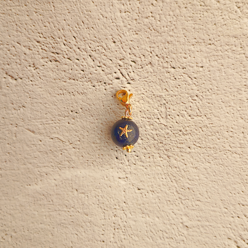 Lapis Lazuli with Starfish Bead Charm