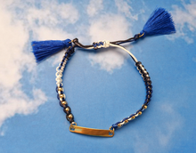 Macrame Name Plate Bracelet