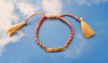 Macrame Name Plate Bracelet