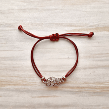 Cloth Cord Gem Web Bracelet Only