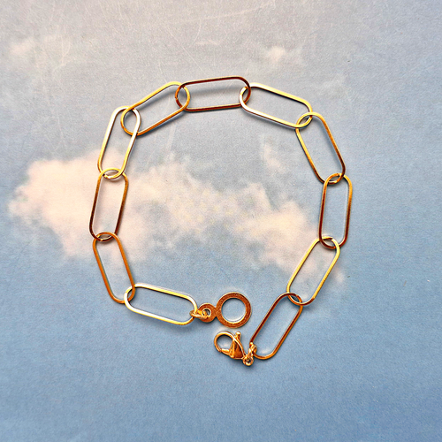 Medium Link Paperclip Chain Bracelet