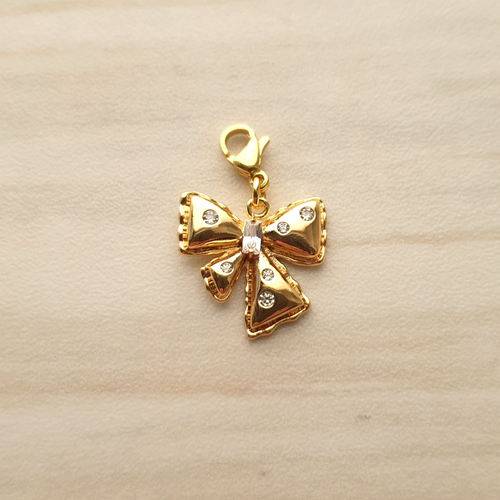 Metal Bow Charm