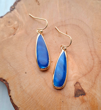 Colored Mother of Pearl Single Drop Earrings