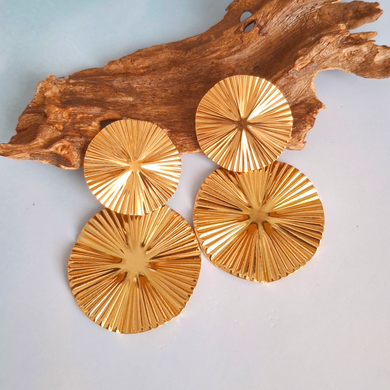 Ripple Stud Earrings – Gold | As Seen at Miss Universe Philippines