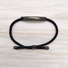 SuperDad Noir Dani Corded Slider Bracelet