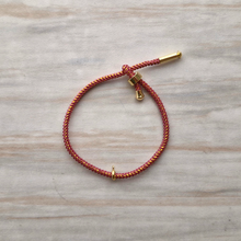 Olivia Gold Metallic Cord Slider Bracelet