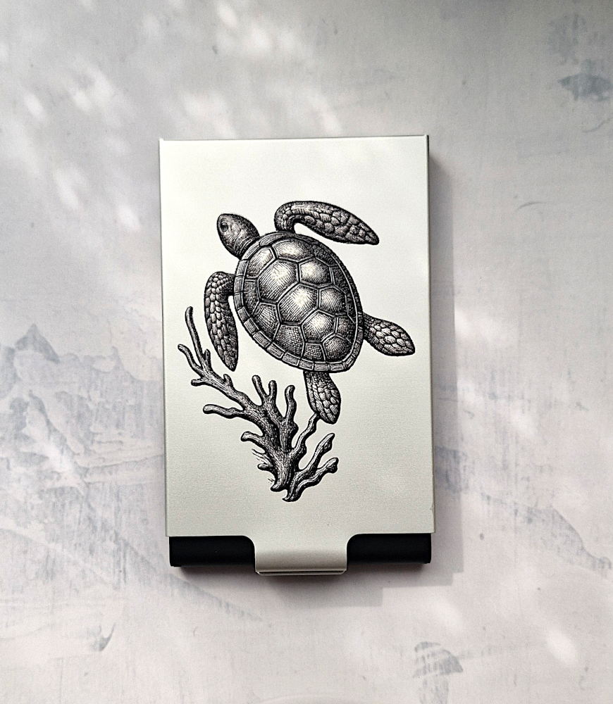 Pawikan Card Case 2 Tone