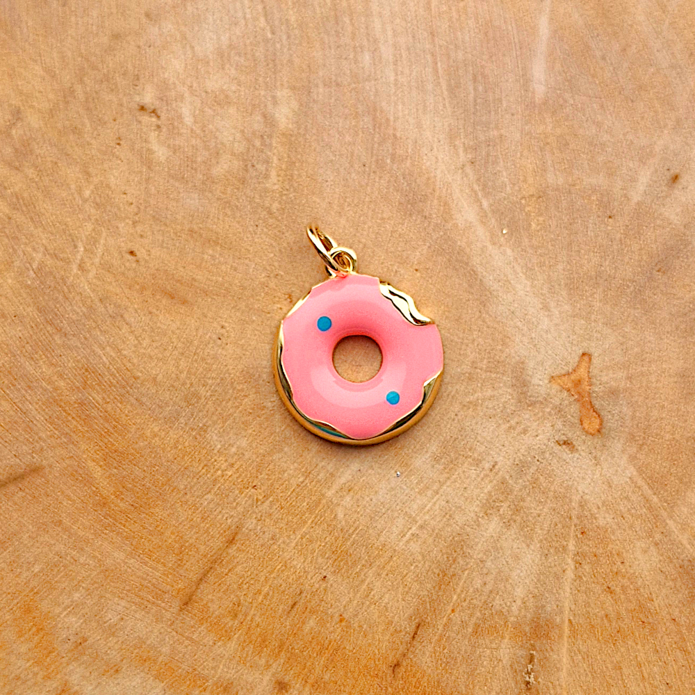 Pink Donut Charm