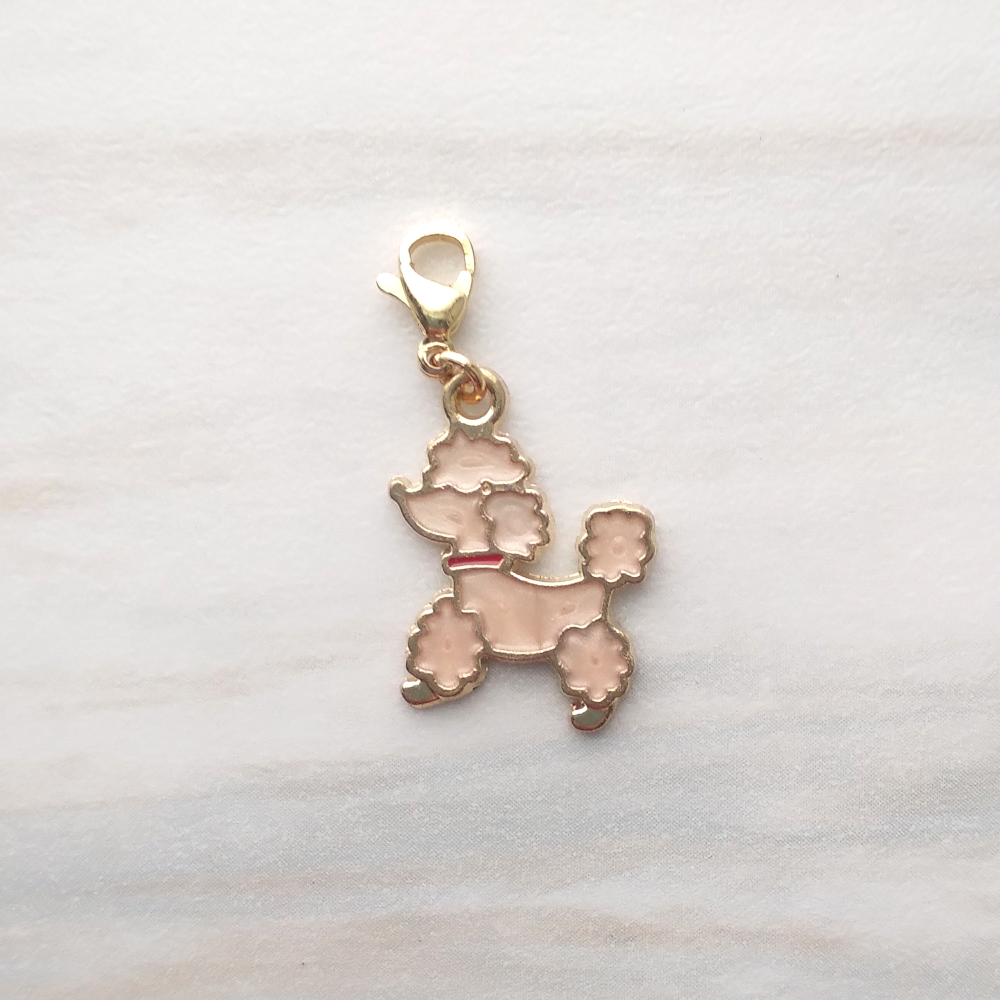 Pink Poodle Simple Charm