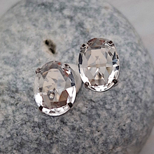 Platinum Gemstone Earrings