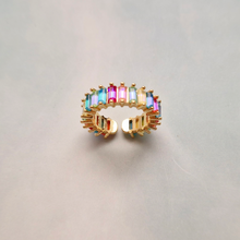 Rainbow 3 Eternity Ring