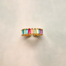 Rainbow 3 Eternity Ring