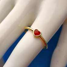 Solitaire Heart Ring