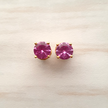 Pink Topaz Detachable Separates Earrings