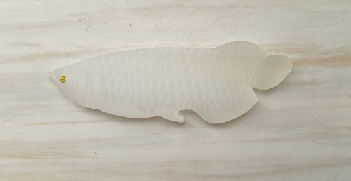 Selenite Arowana Figurine