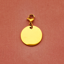 Round Charm for Engraving