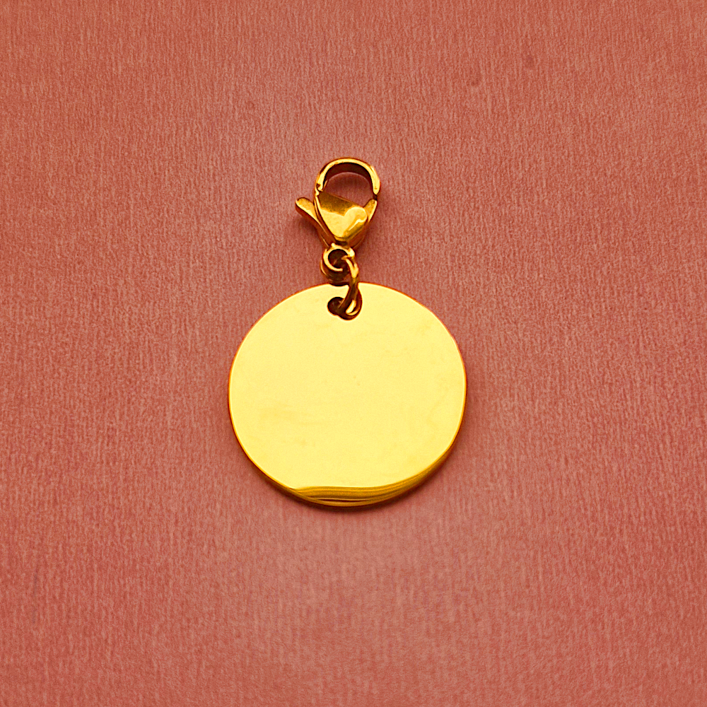 Round Charm for Engraving