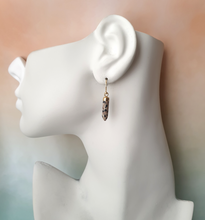 Speckled Jasper Single Drop Hook Earrings