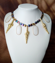 Spiral Shell Collar Style Necklace