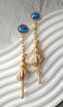 Spiral Shell Two Way Earrings