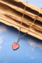 Stingray Leather Heart Locket