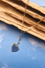 Stingray Leather Heart Locket