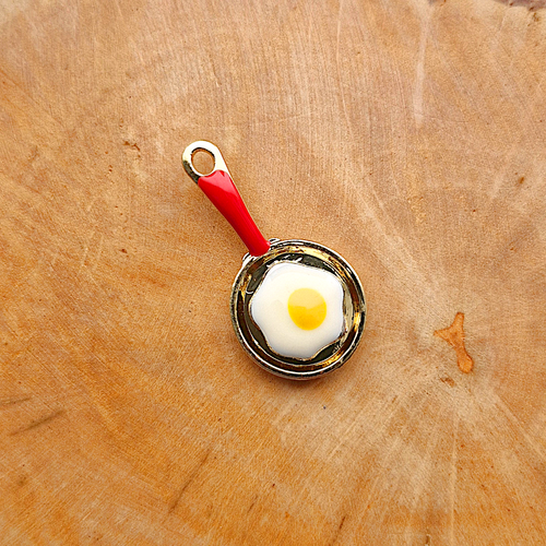 Sunnyside Egg on a Pan Charm