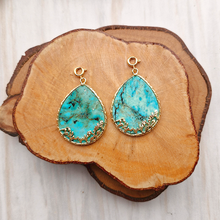 Teardrop Gemstone Detachable Dangles