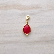 Rim Set Gemstone Charms