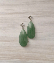 Teardrop Gemstone Briolette Cabochon Silver Detachable Dangles