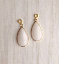 Teardrop Gemstone Detachable Dangles